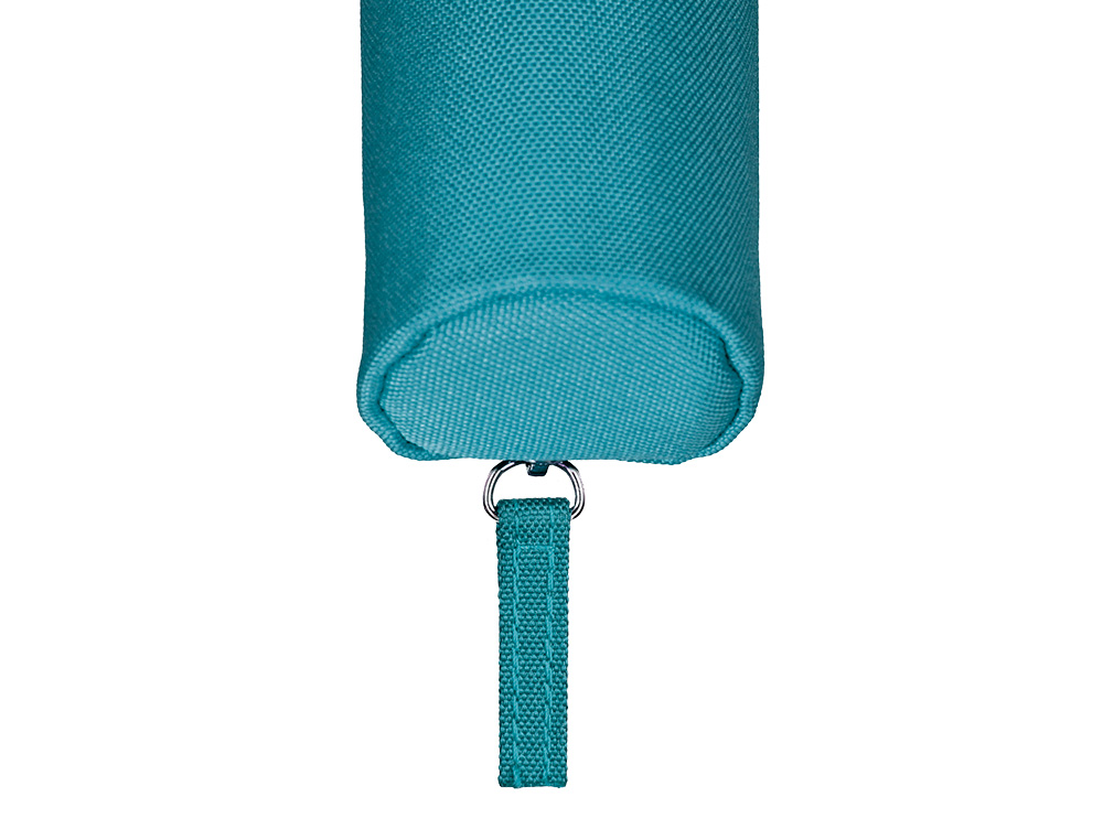 FOURRE-TOUT LIDERPAPEL ROND MINCE 22X4,5CM COLORIS BLEU   CANARD