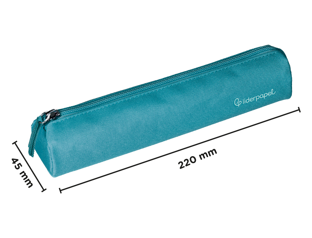 FOURRE-TOUT LIDERPAPEL ROND MINCE 22X4,5CM COLORIS BLEU   CANARD