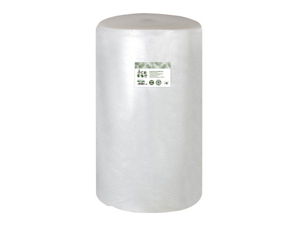 FILM A BULLES LIDERPAPEL ECOUSE 30% PLASTIQUE RECYCLE  30G/M2 ROULEAU 0,60X200M