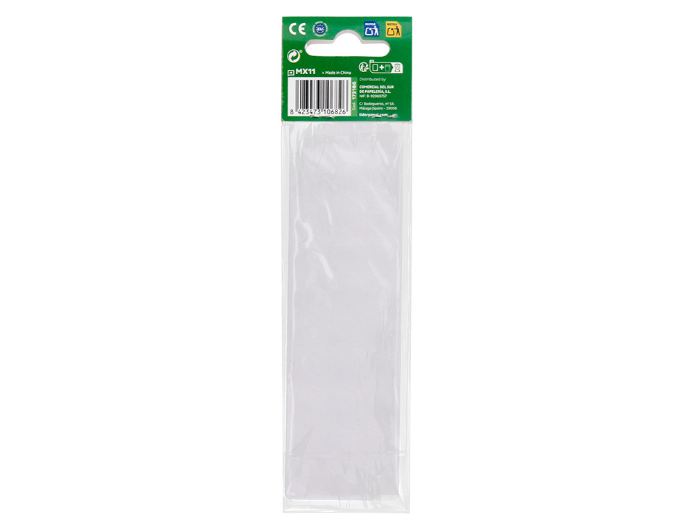 OEIL ADHESIF LIDERPAPEL BLANC AVEC PUPILLE NOIRE SACHET 30 UNITES