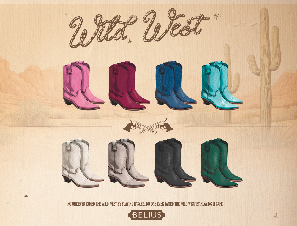 STYLO-BILLE BELIUS WILD WEST ALUMINIUM ENCRE NOIRE ATTRIBUTS DORES COLORIS BEIGE COFFRET DESIGN