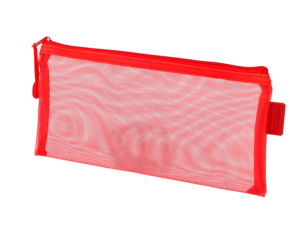 POCHETTE ZIP LIDERPAPEL MULTIUSAGE FORMAT TICKET      230X115MM FERMETURE ECLAIR    POLYESTER TRANSPIRABLE