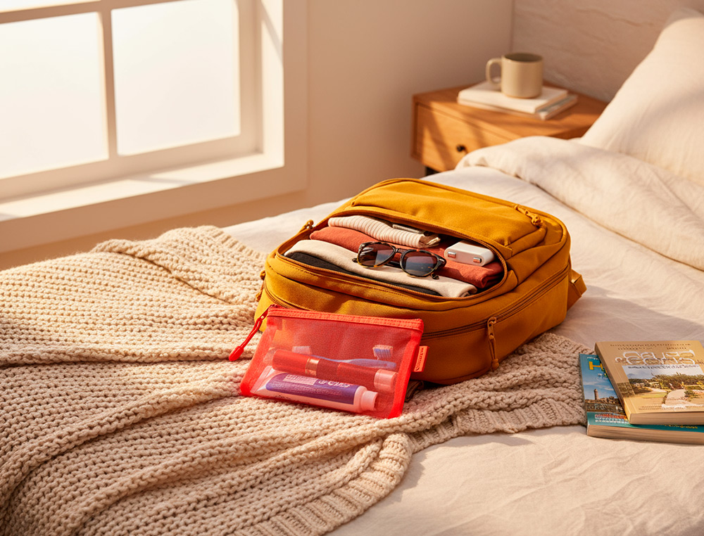 POCHETTE ZIP LIDERPAPEL A6 MULTIUSAGE FERMETURE ECLAIR   POLYESTER TRANSPIRABLE        COLORIS VIOLET