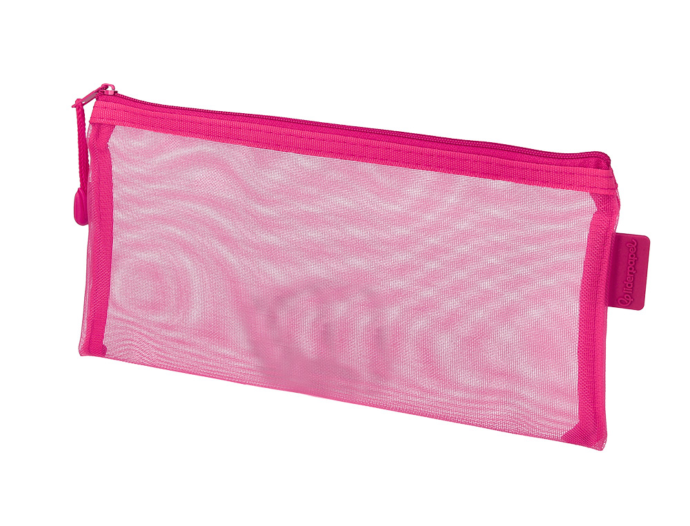 POCHETTE ZIP LIDERPAPEL MULTIUSAGE FORMAT TICKET      230X115MM FERMETURE ECLAIR    POLYESTER TRANSPIRABLE