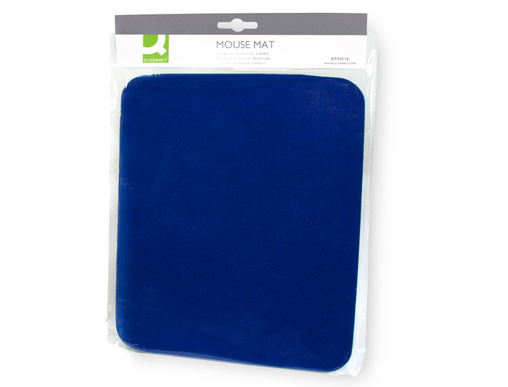 TAPIS SOURIS Q-CONNECT STANDARD ANTIDRAPANT COLORIS BLEU