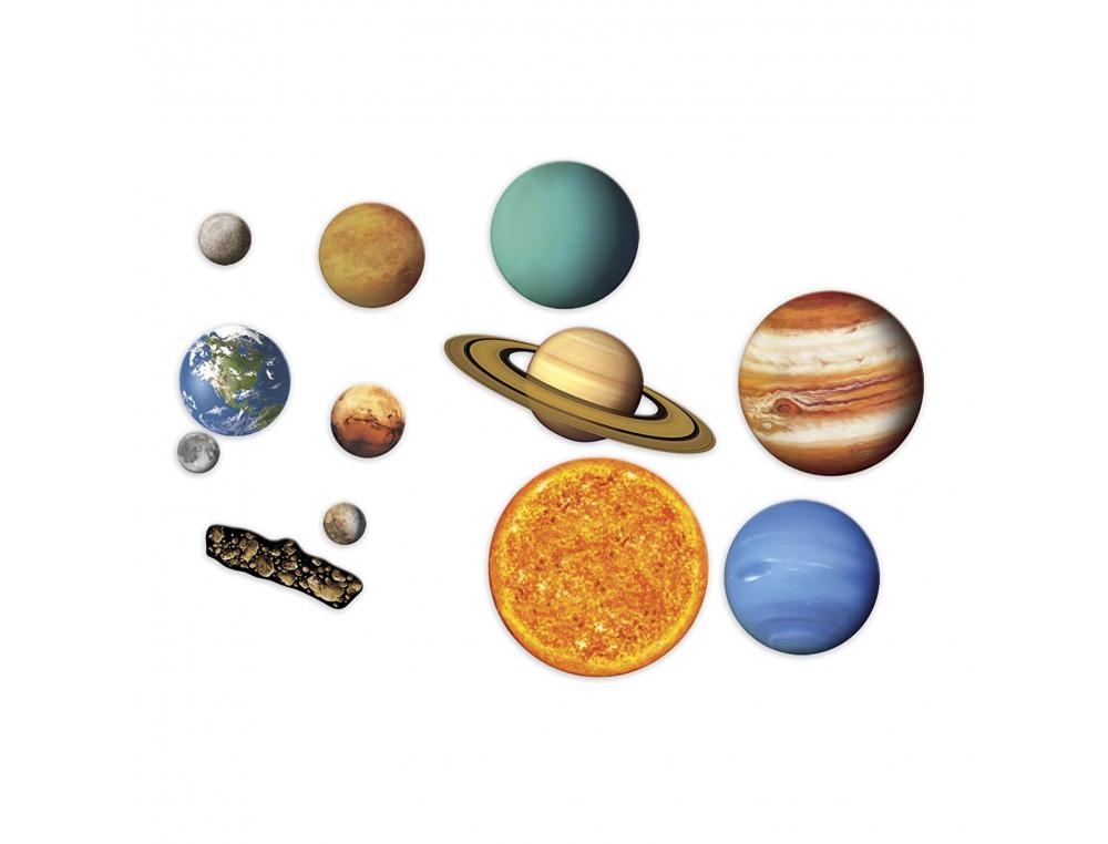 ASTRONOMIE  LEARNING RESOURCES SYSTEME SOLAIRE     GEANT MAGNETIQUE 9 PLANETES   LE SOLEIL LA LUNE CEINTURE D