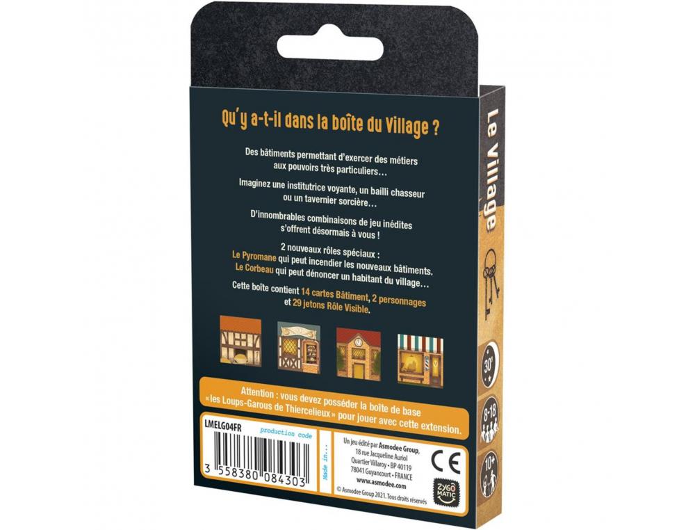 JEU DE RLES LES LOUPS GAROUS LE VILLAGE EXTENSION 1