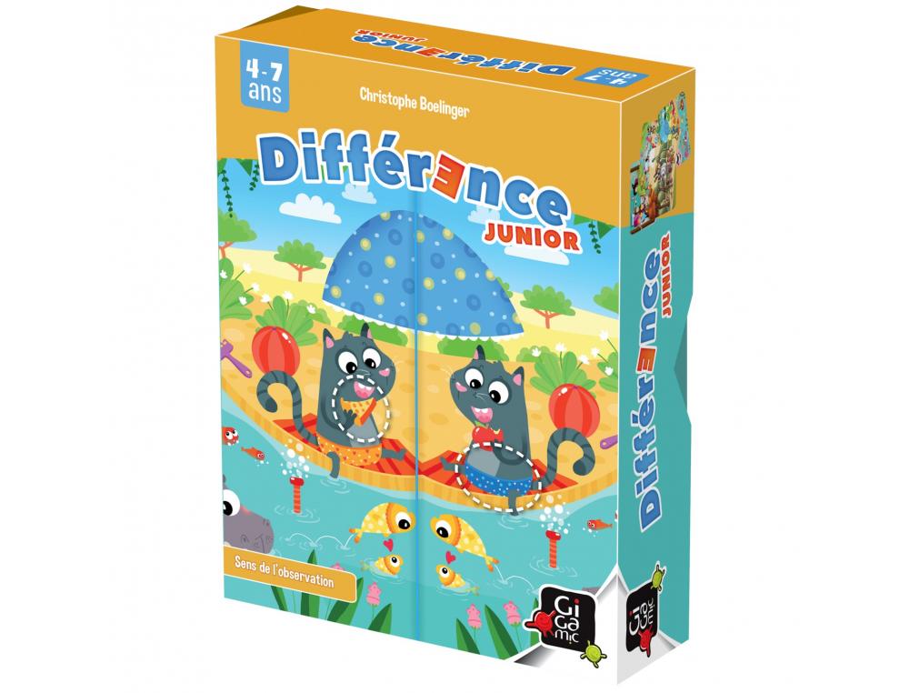 JEU EDUCATIF DIFFERENCE JUNIOR GIGAMIC