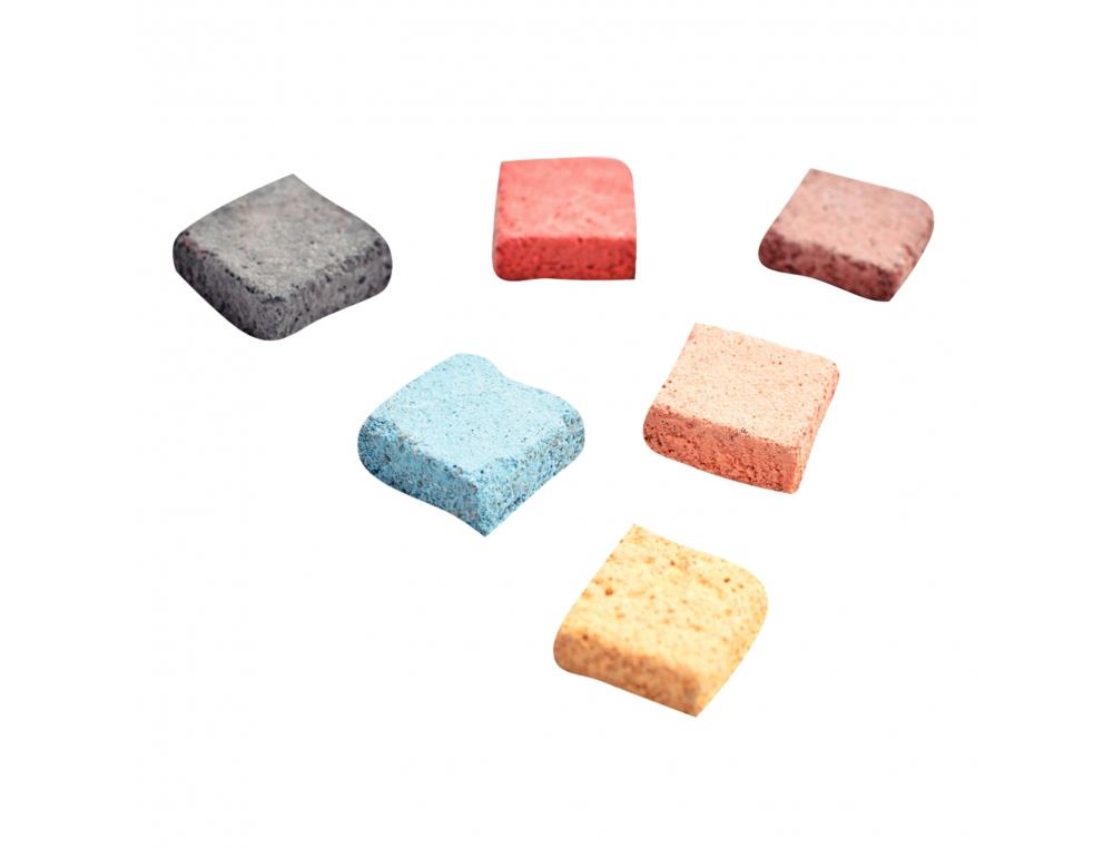 MOSAIQUE ANTIQUE CULTURE CLUB 1X1CM SEAU DE 1KG 1200 PIECES COLORIS ASSORTIS