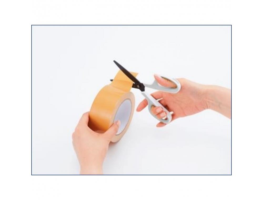 CISEAUX BUREAU ULMANN LAMES NON ADHERENTES BOUTS RONDS    17,5CM