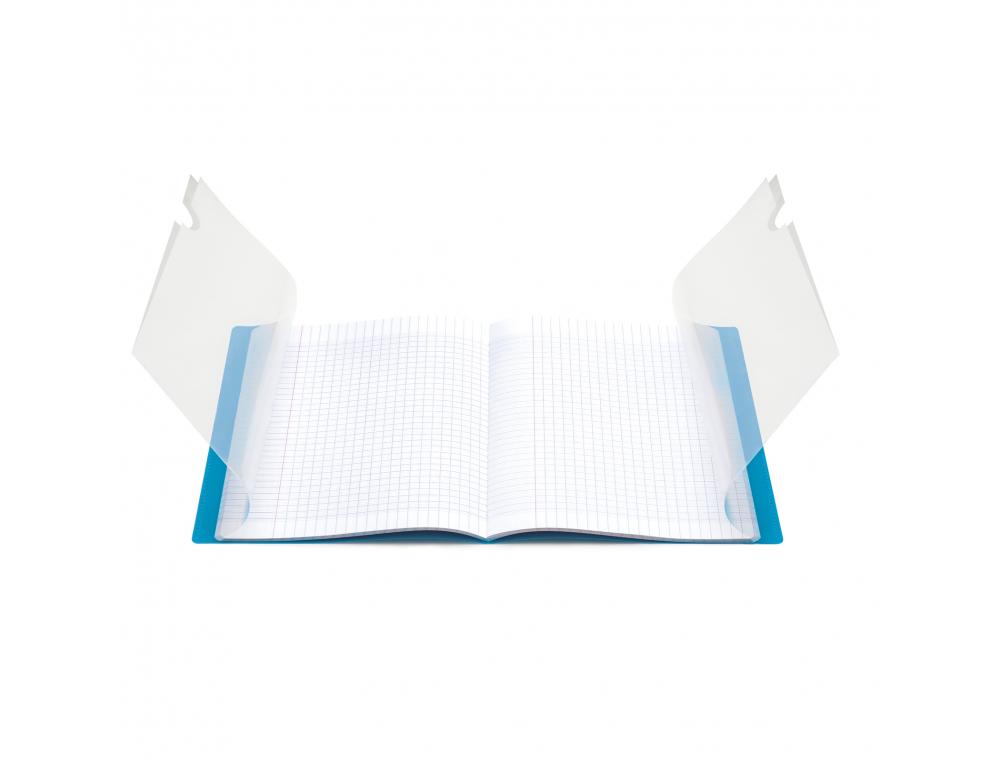 CAHIER PIQUE CLAIREFONTAINE KOVERBOOK COUVERTURE          POLYPROPYLENE 24X32CM 96      PAGES 90G SEYES COLORIS JAUNE