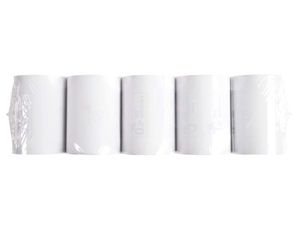 BOBINE THERMIQUE Q-CONNECT 57MM LARGEUR X 60MM DIAMETRE  55GR SANS BISPHENOL A
