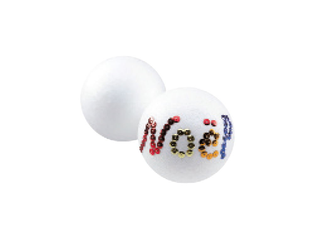 BOULE STYROPOR À DÉCORER DIAMÈTRE 100MM