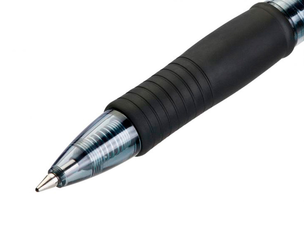 STYLO-BILLE Q-CONNECT RTRACTABLE CRITURE MOYENNE 0.7MM ENCRE CLASSIQUE CLIP GRIP PRHENSION COULEUR ENCRE NOIRE