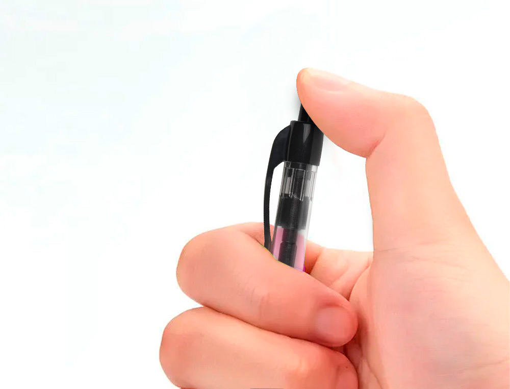 STYLO-BILLE Q-CONNECT RTRACTABLE CRITURE MOYENNE 0.7MM ENCRE CLASSIQUE CLIP GRIP PRHENSION COULEUR ENCRE NOIRE