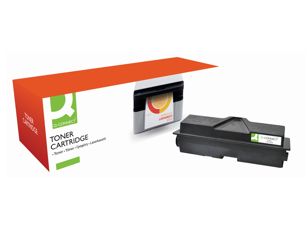 TONER LASER Q-CONNECT COMPATIBLE IMPRIMANTES KYOCERA TK17 COULEUR NOIR 6000P