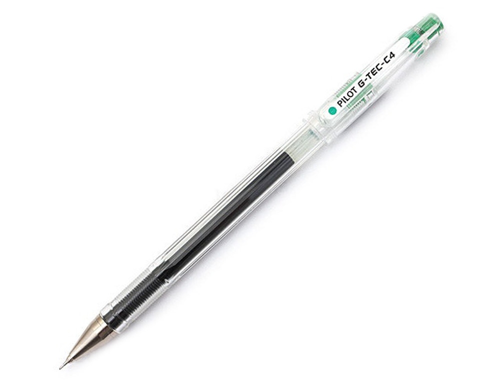 STYLO-BILLE PILOT G-TEC-C4 POINTE HI-TEC ÉCRITURE EXTRA FINE 0.2MM ENCRE GEL CORPS TRANSLUCIDE VERT