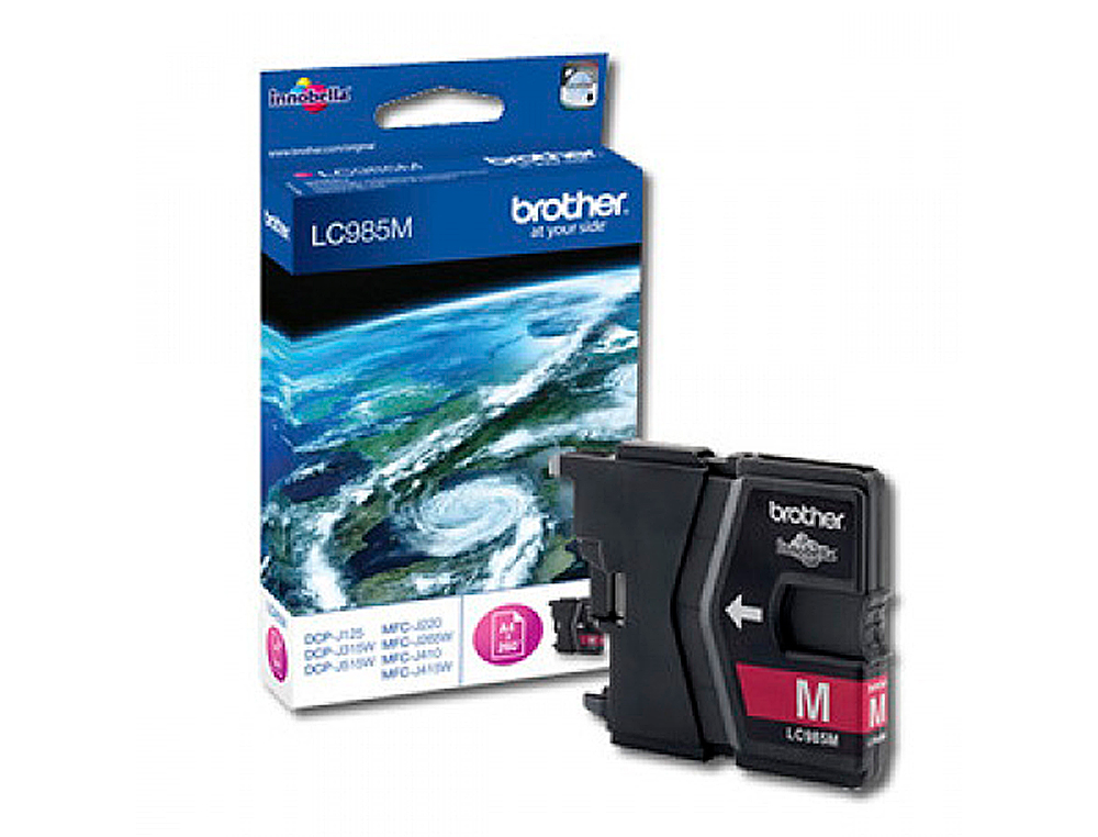 CARTOUCHE BROTHER JET D'ENCRE LC985M COULEUR MAGENTA 260P