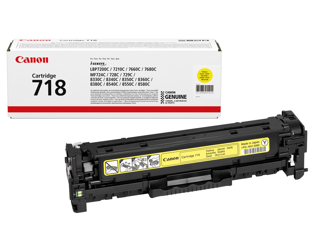 TONER LASER CANON 2659B002 COULEUR JAUNE 2900P