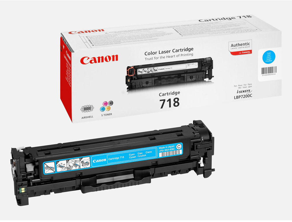 TONER LASER CANON 2661B002 COULEUR CYAN 2900P