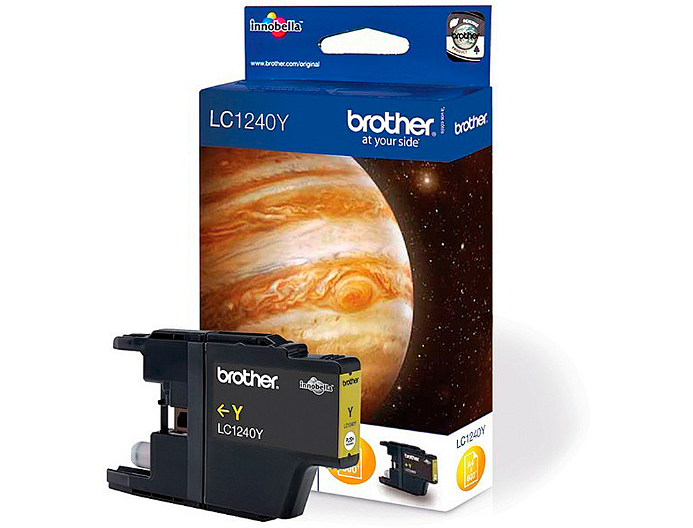 CARTOUCHE BROTHER JET D'ENCRE LC1240Y COULEUR JAUNE 600P