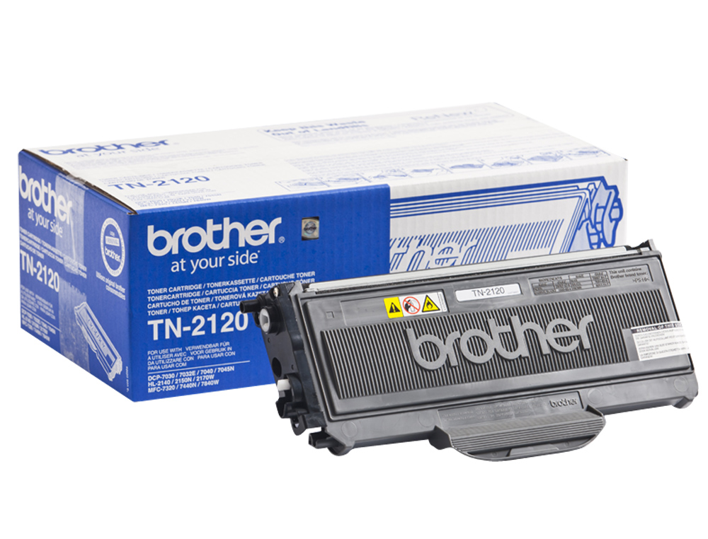 TONER LASER BROTHER TN2120 COULEUR NOIR HAUTE CAPACIT 2600P