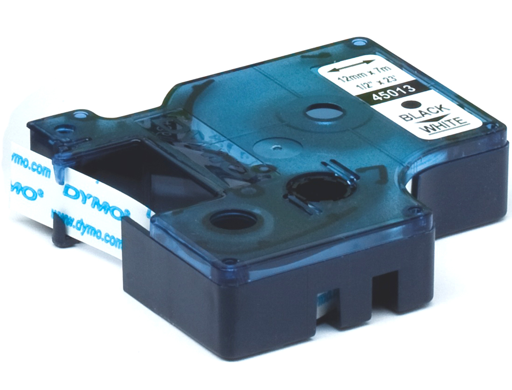 RUBAN TITREUSE DYMO D1 12MMX7M COLORIS IMPRESSION NOIR/VERT