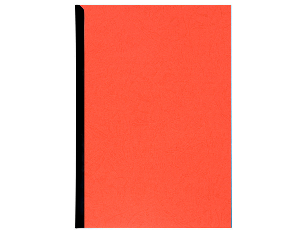 COUVERTURE Q-CONNECT CARTON 250G GRAIN CUIR POUR RELIURE FORMAT A4 COLORIS ROUGE PAQUET 100 UNITS