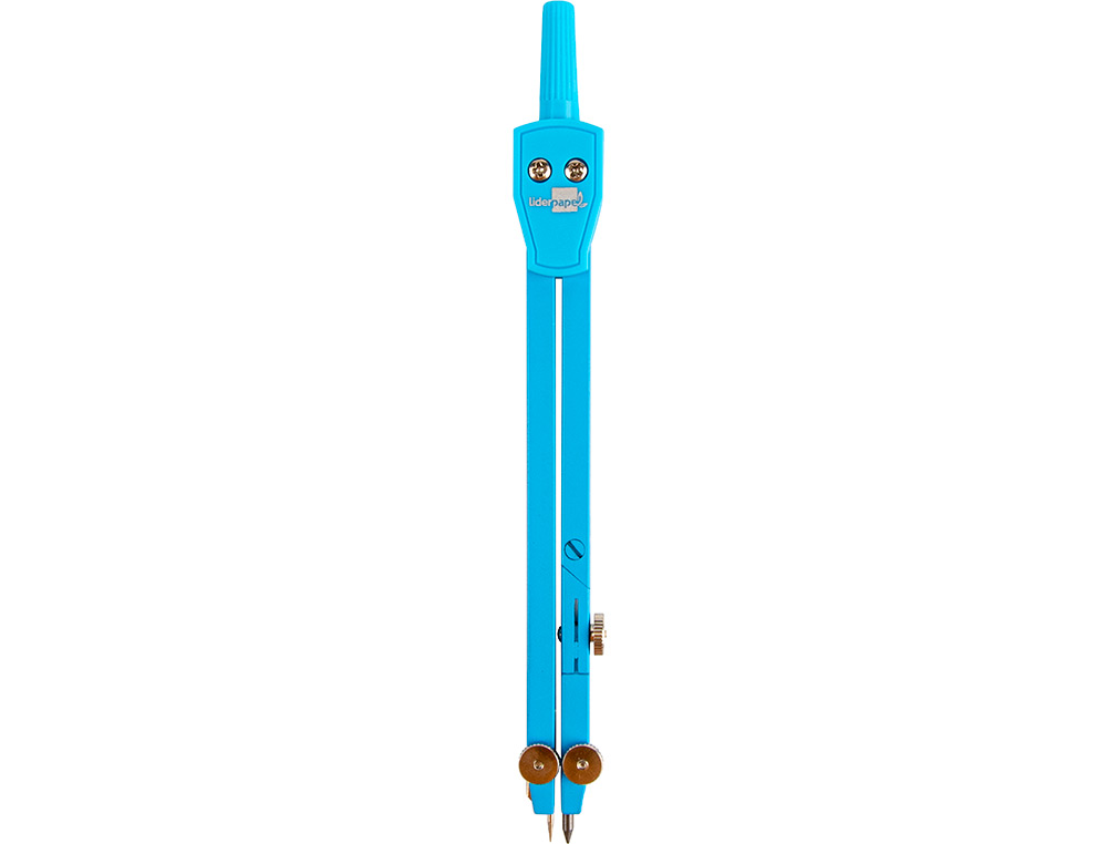 COMPAS LIDERPAPEL ARTICULÉ ADAPTATEUR UNIVERSEL CIRCONFÉRENCE 38CM LONGUEUR 14CM MINE 2MM ÉTUI COLORIS ASSORTIS