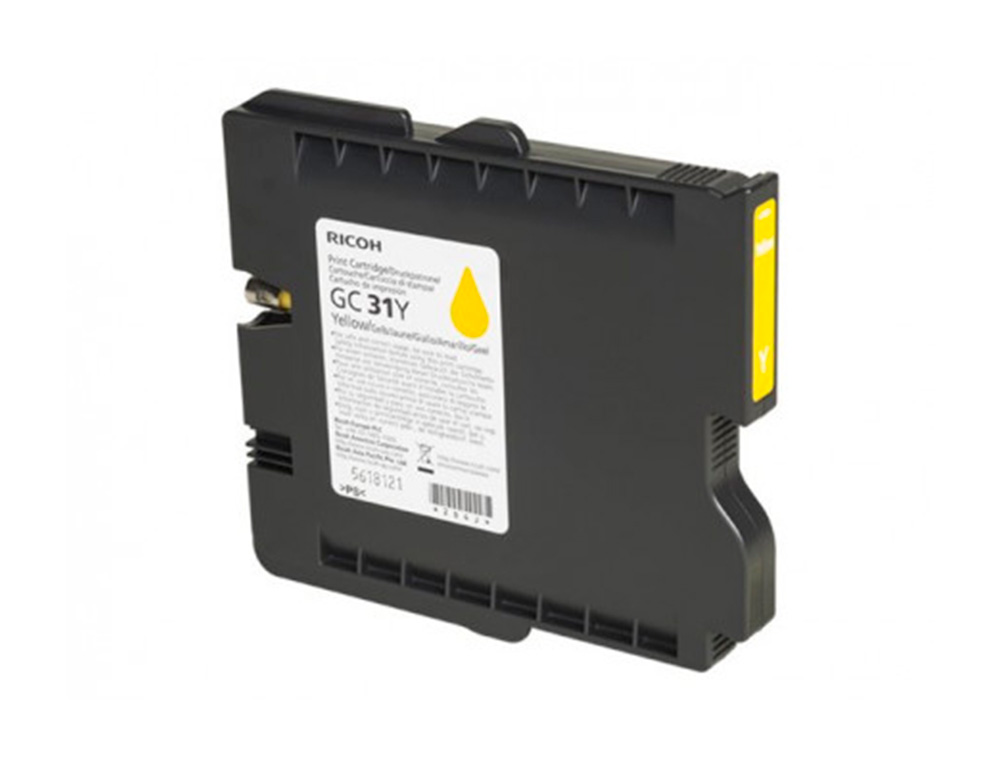 CARTOUCHE RICOH GC-31Y GEL ENCRE 405691 COULEUR JAUNE 1750P