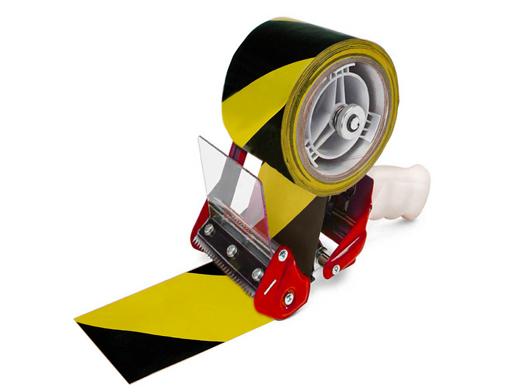 RUBAN ADHSIF Q-CONNECT SCURIS RUBAN SIGNALISATION RSISTANT 48MMX20M COLORIS NOIR/JAUNE