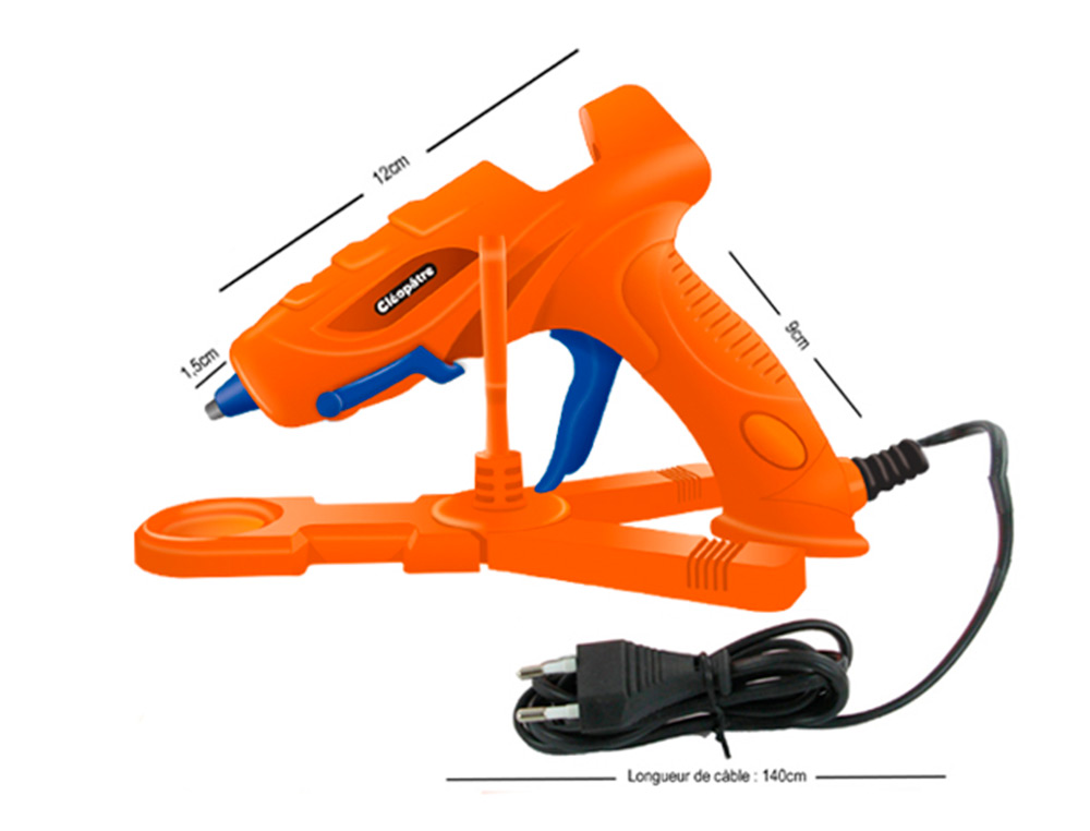 PISTOLET  COLLE CLOPTRE PUISSANCE 10W INCLUS 2 RECHARGES