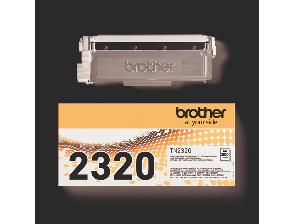 TONER LASER BROTHER TN2320 COULEUR NOIR HAUTE CAPACIT 2600P