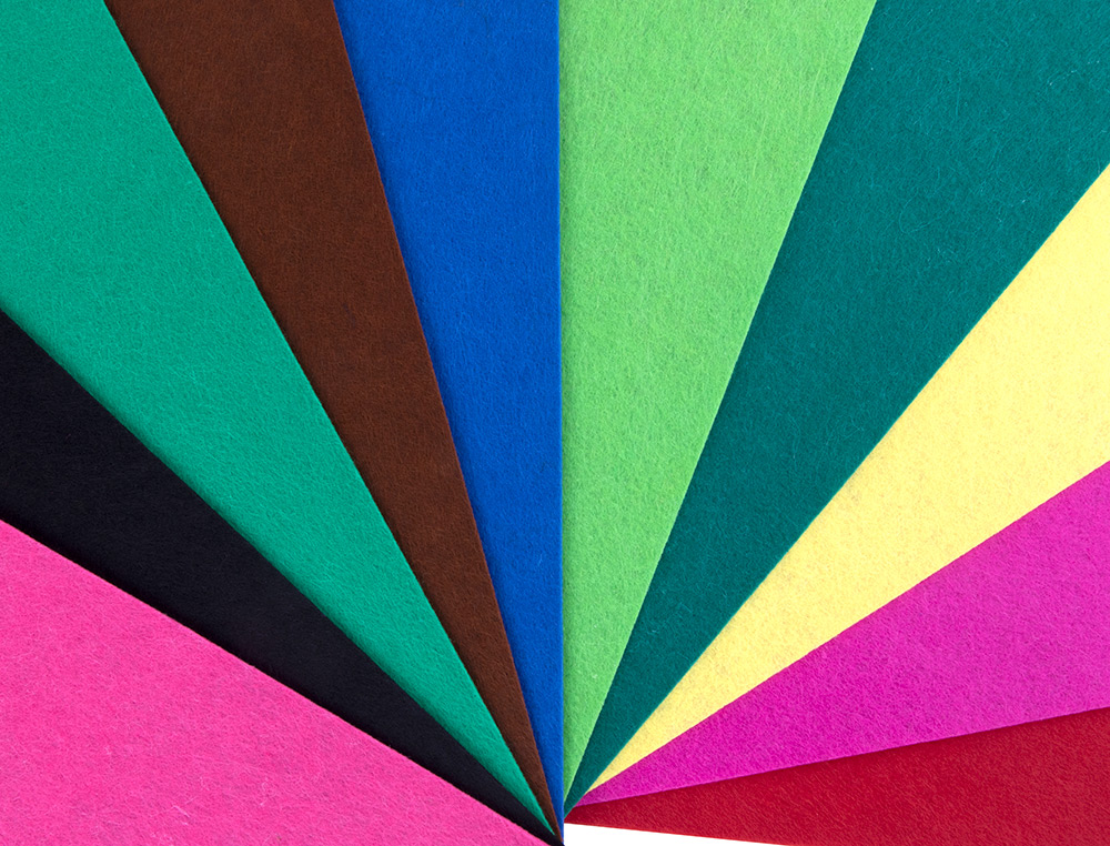 FEUTRINE LIDERPAPEL A4+ 240X315MM 180G PAISSEUR 1.5MM COLORIS ASSORTIS BLOC 10 PLAQUES