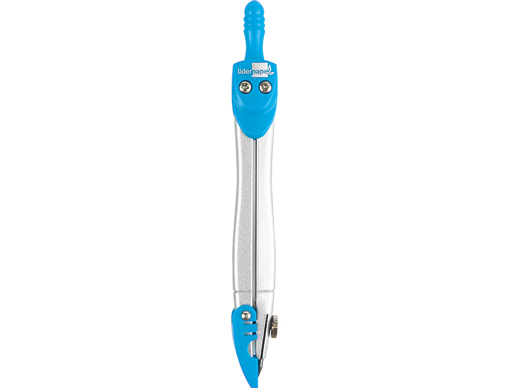 COMPAS LIDERPAPEL SCOLAIRE CIRCONFRENCE 34CM LONGUEUR 11.5CM PROTECTEUR POINTE MINE 2MM COLORIS ASSORTIS TUI PLASTIQUE