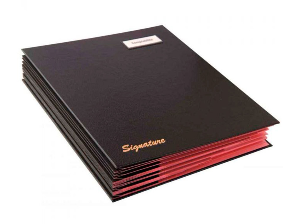 PARAPHEUR EXTENDOS CLIP'S JR 16 COMPARTIMENTS COUVERTURE PLASTIFIÉE REMBORDÉE INTÉRIEUR BUVARD ROSE 270X330MM NOIR