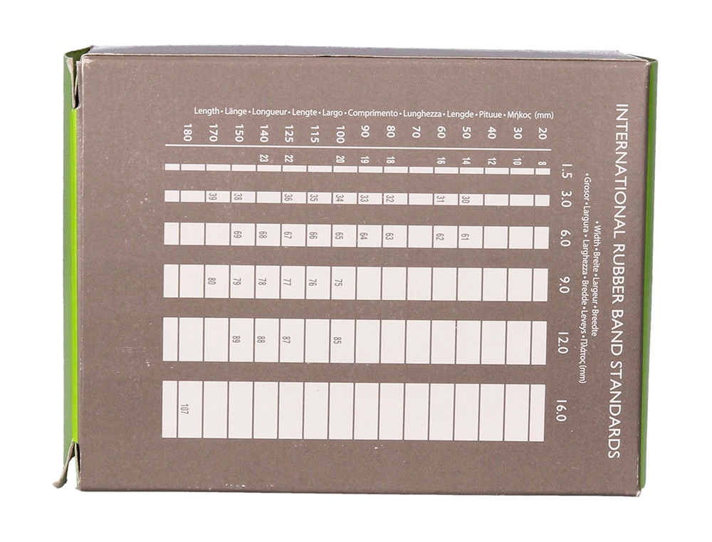BRACELET CAOUTCHOUC Q-CONNECT N.4 40X2MM BOÎTE FENÊTRE 100G