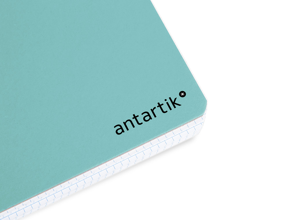 CAHIER SPIRALE ANTARTIK A5 240P 100G COUVERTURE          REMBORDEE SEYES MICROPERFORE  MENTHE