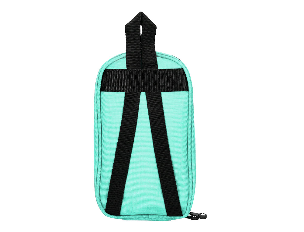 TROUSSE OVALE ANTARTIK AVEC 4 COMPARTIMENTS 230 X 50 X 120  MM MENTHE