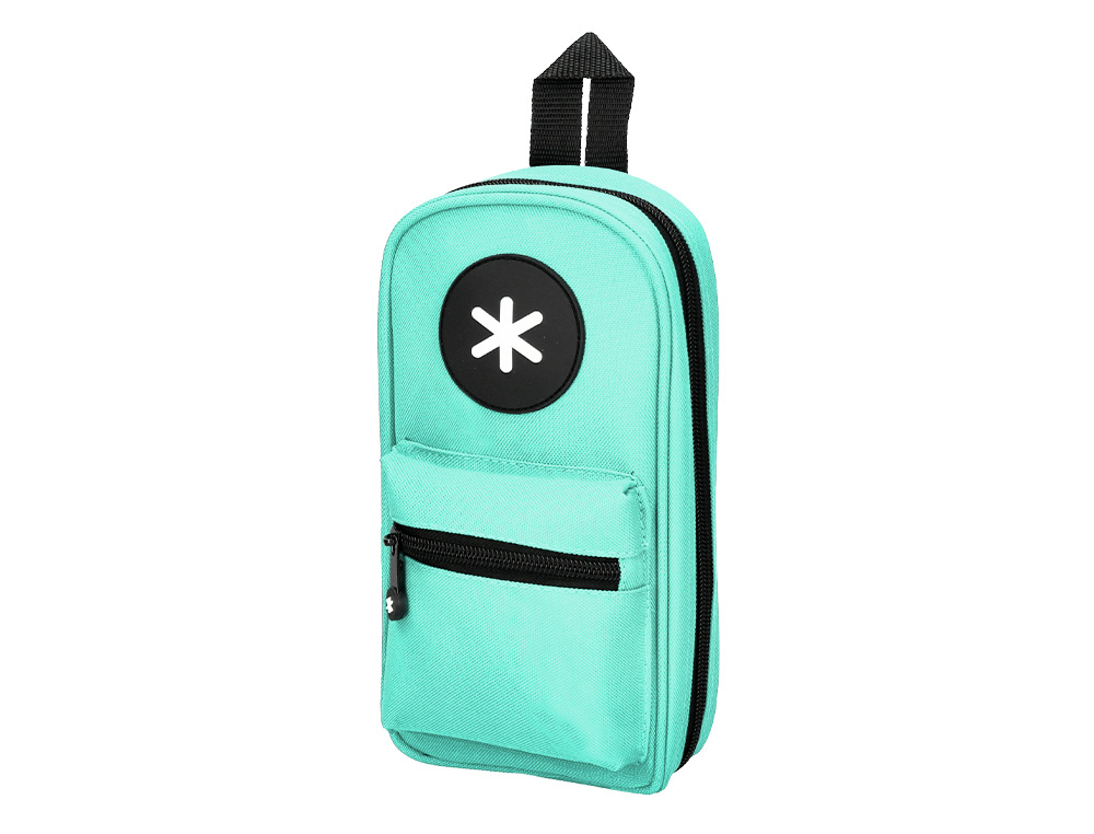 TROUSSE OVALE ANTARTIK AVEC 4 COMPARTIMENTS 230 X 50 X 120  MM MENTHE