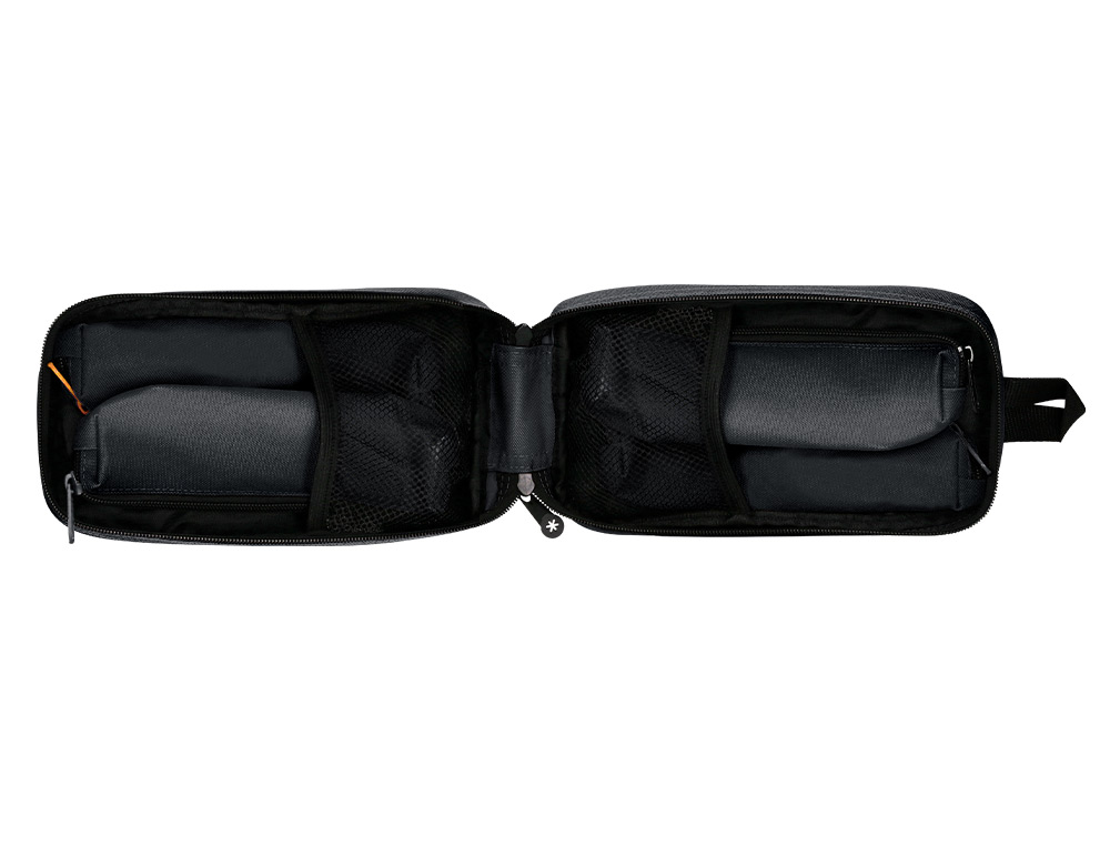 TROUSSE OVALE ANTARTIK AVEC 4 COMPARTIMENTS 230 X 50 X 120  MM NOIR