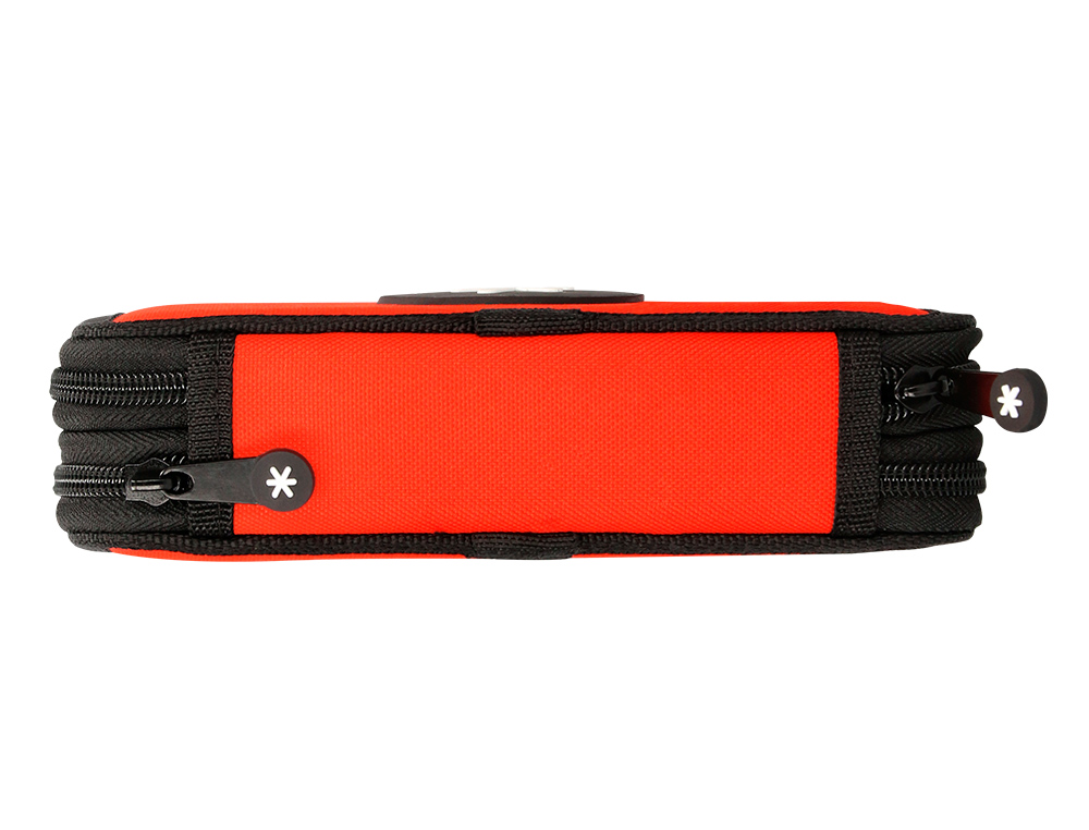 TROUSSE GARNIE ANTARTIK 2 COMPARTIMENTS 28 PIECES ROUGE