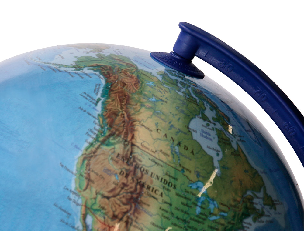 GLOBE TERRESTRE ANTARTIK LUMINEUX CARTE PHYSIQUE ET    POLITIQUE EFFAÇABLE DIAMETRE  30 CM