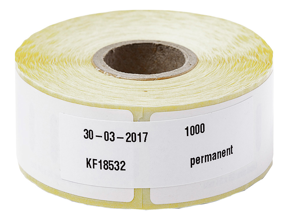 TIQUETTE ADHSIVE Q-CONNECT 57X32MM COMPATIBLE DYMO 11354 DTACHABLE BOTE 1000 UNITS