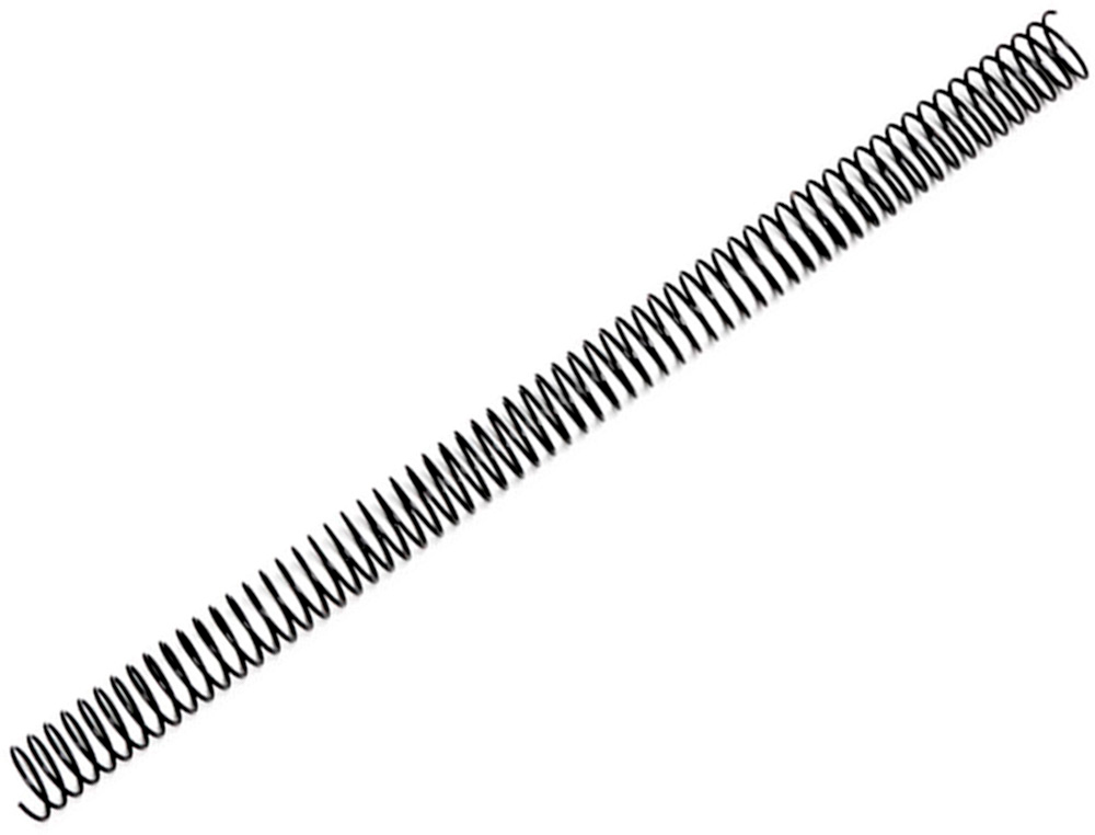 SPIRALE Q-CONNECT MTALLIQUE RELIEUR PAS 5:1 140F CALIBRE 1.2MM DIAMTRE 18MM COLORIS NOIR BOTE 100 UNITS