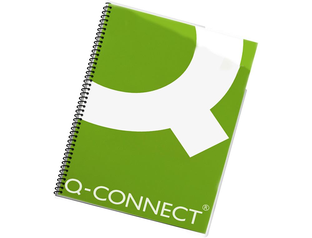 SPIRALE Q-CONNECT MÉTALLIQUE RELIEUR PAS 5:1 240F CALIBRE 1.2MM DIAMÈTRE 28MM COLORIS NOIR BOÎTE 50 UNITÉS