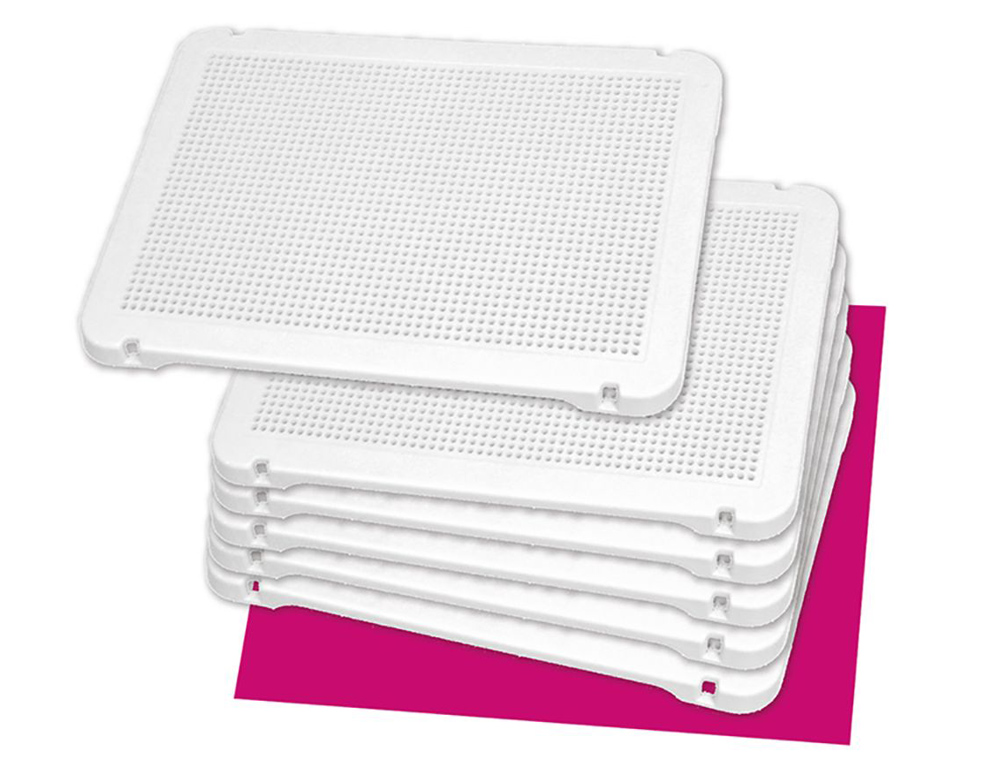 JEU MINILAND PLAQUE BLANCHE POUR POINTES 31X21CM SET DE 6 UNITÉS