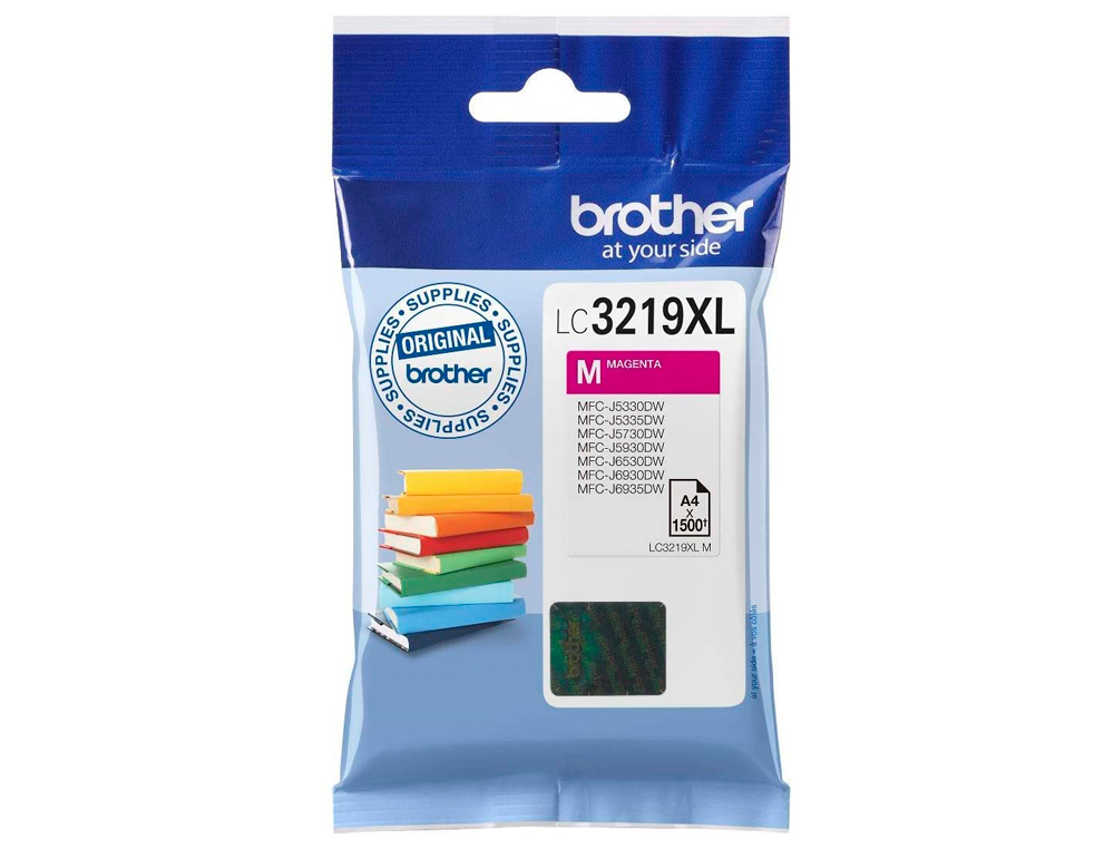 CARTOUCHE BROTHER JET D'ENCRE LC3219 COULEUR MAGENTA HAUTE CAPACITÉ 3000P