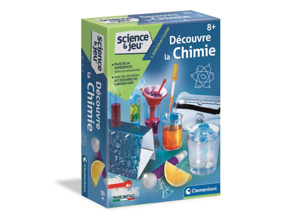 PRESENTOIR CLEMENTONI COFFRET SCIENCE ET JEU ASSORTIS 18 UNITES