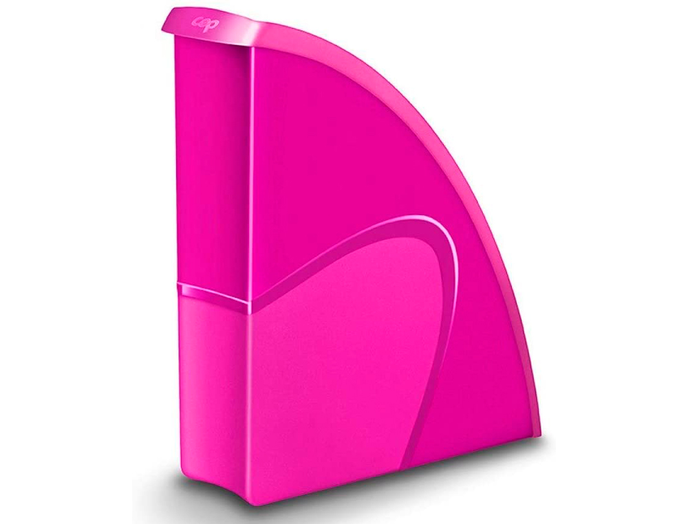 PORTE-REVUES CEP PRO POLYSTYRÈNE ANTICHOC ROBUSTE FORMAT 24X32CM 25.9X8X31CM COLORIS GLOSS ROSE